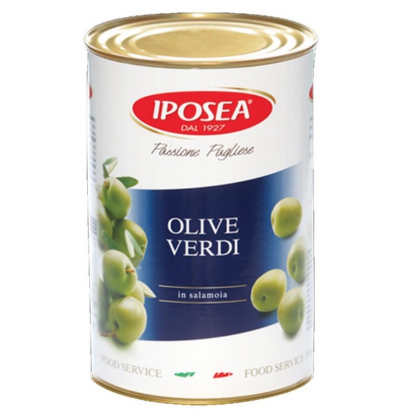 Olive verdi per pizza 4kg Iposea